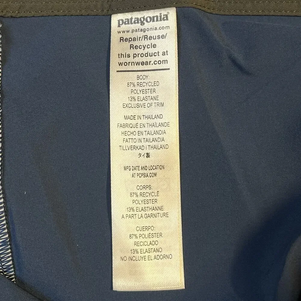 NEW Patagonia Hydropeak Boardshorts Mens 29 19inch Gerry Patch Tidepool Blue $85